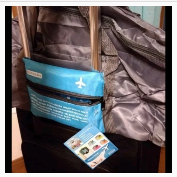 Pink and gray travel weekend duffel hockey gym carryon hospital bag - Picture 4 of 6